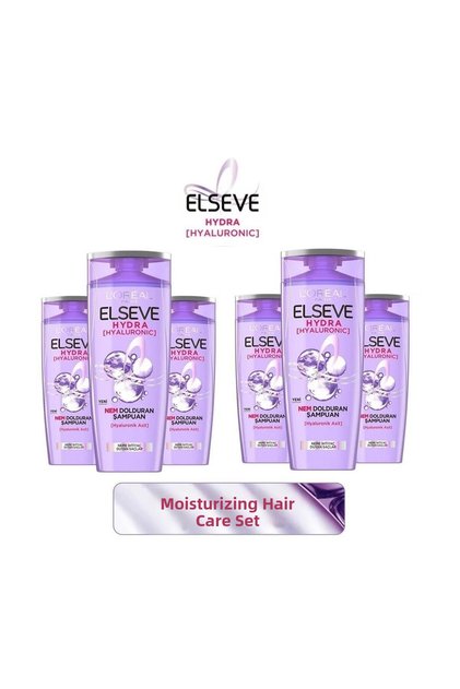 Loreal Shampoo Hydra Hyaluronic Moisture Filling Shampoo 390 ml X 6 Pieces