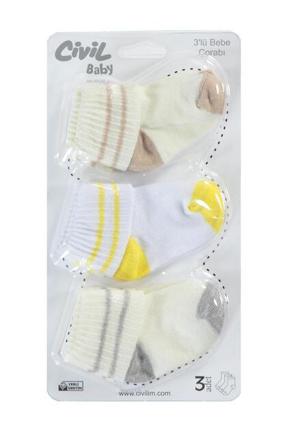 Baby Boy 3-Piece Sock Set 0-6 Months - Standard Standard