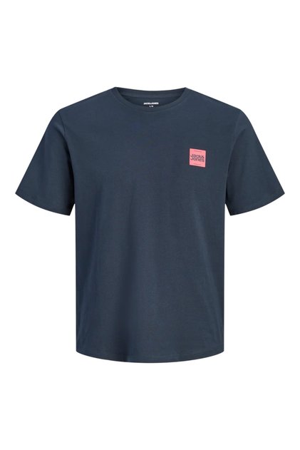 , Ανδρικό T-shirt με στρογγυλό λαιμό, JWHBRANDY, Σκούρο μπλε