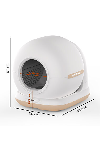 Haustier CB001 Akıllı Otomatik Kedi Tuvaleti, APP ile Kontrol