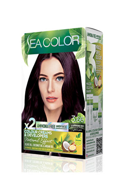 Sea Color Natural Effect Set Saç Boyası Amonyaksız 7.3 Fındık