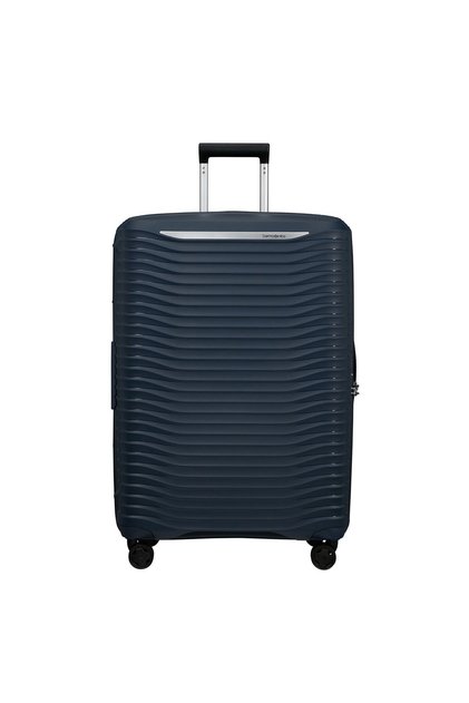 Lacivert Spinner Upscape Körüklü 4 Tekerlekli Büyük Boy Valiz 75 cm