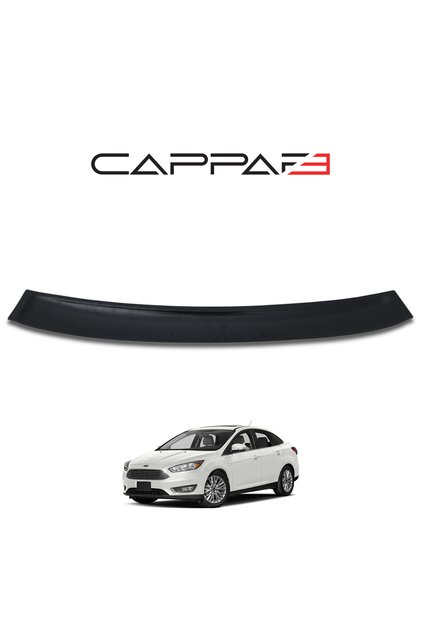 Ford Focus Arka Cam Üstü Spoyler Rüzgarlık Kanat (Abs) Parlak Siyah 2011-2018