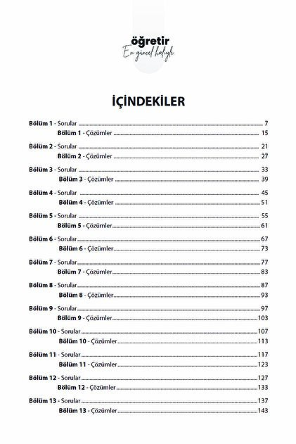 hukuk öğretir 2026 Analitik Düşünme Ve Güncel Bilgiler Soru