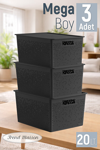 Trend Maison Çok Amaçlı Düzenleyici Organizer 20 L. Plastik
