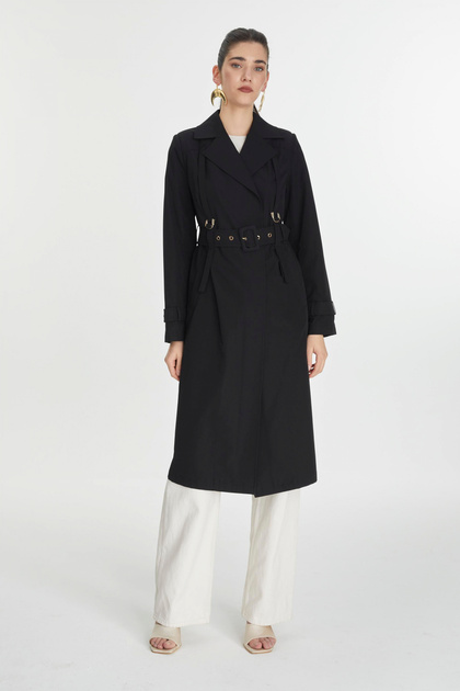 Zühre Zincir Detaylı Mocha Trençkot 13560 - Fiyatı, Yorumları