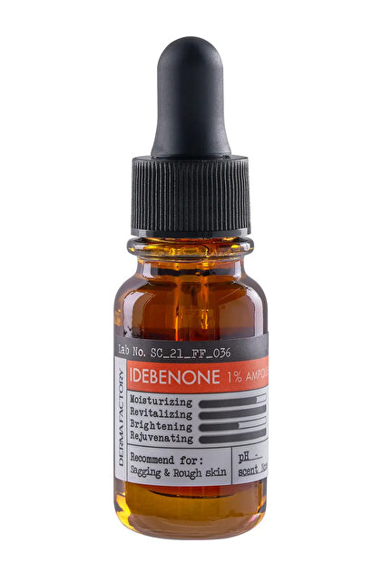 DERMA FACTORY Yüksek Antioksidan ve Elastikiyet Arttırıcı Idebenon