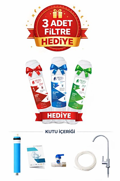 Piksel Aqua 12 Aşamalı Alkali Standart Memb. Multimineralli Çelik
