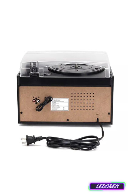L'eDoren KN-110 Vintage Plak CD Kaset USB Bluetooth TF AUX