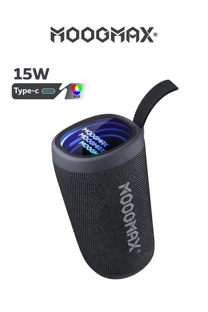 Wave Max Bluetooth speaker. High-definition Bluetooth speakers with amplifier. Speaker with decorative lighting.