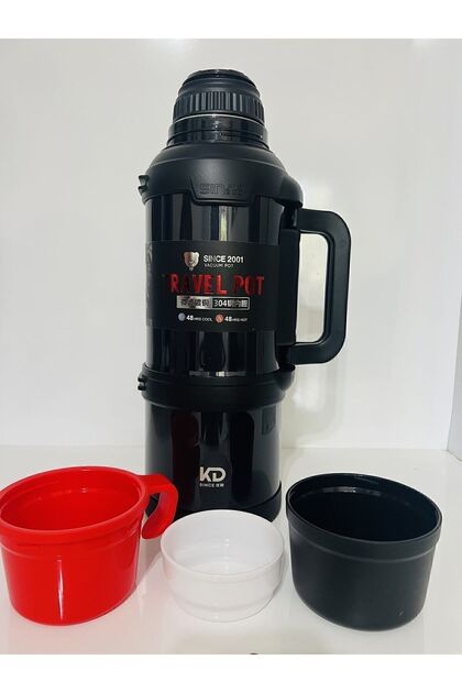 OKADY Car Pto Vacuum 4 Liter 48 Hours Hot Cold Mountaineer Thermos