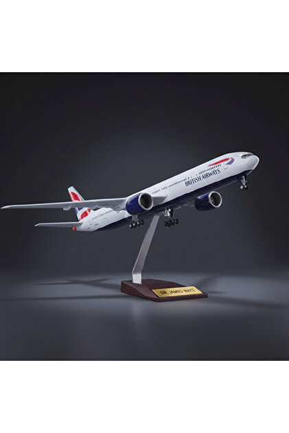 AYDINARTSHOP British Airways Boeing 777 Uçak Maketi – 1:157 Ölçek