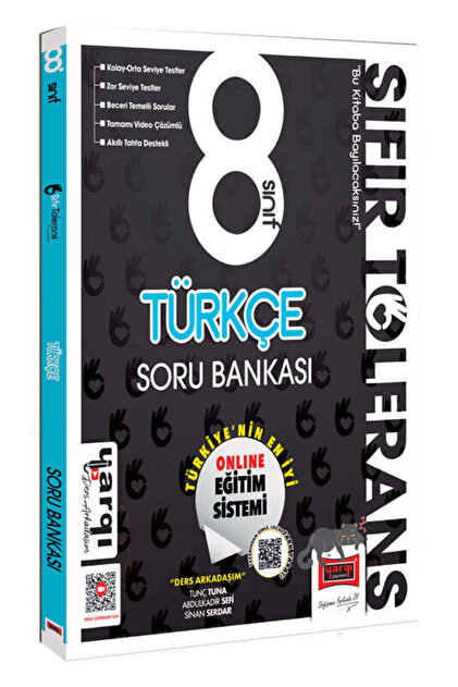 Yargı Yayınevi Yargı Ders Arkadaşım 8.Sınıf Sıfır Tolerans Türkçe