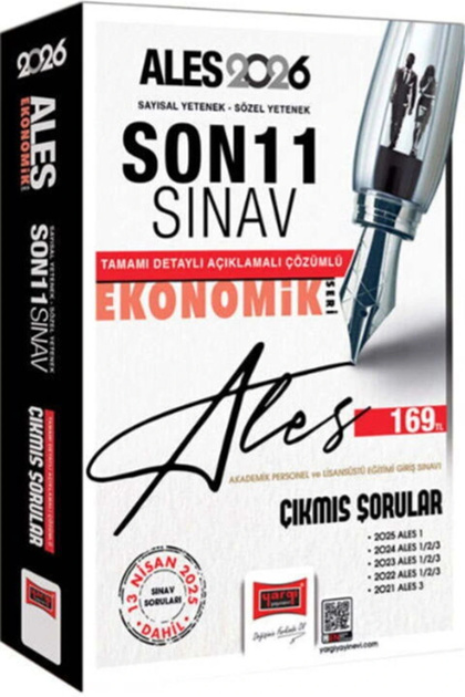 Yargı 2026 Ales Çıkmış Sorular 11 Son Sınav Çözümlü Ekonomik Seri