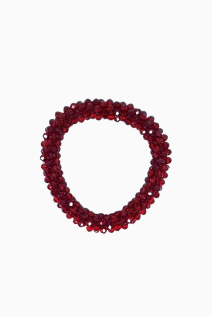 Crystal Stone Elastic Hair Clip