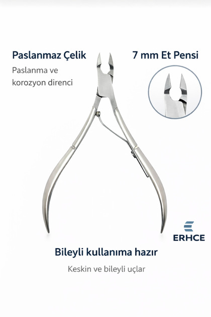 ET Pensi 7mm Profesyonel Kullanıma Hazır Bileyli Paslanmaz Çelik