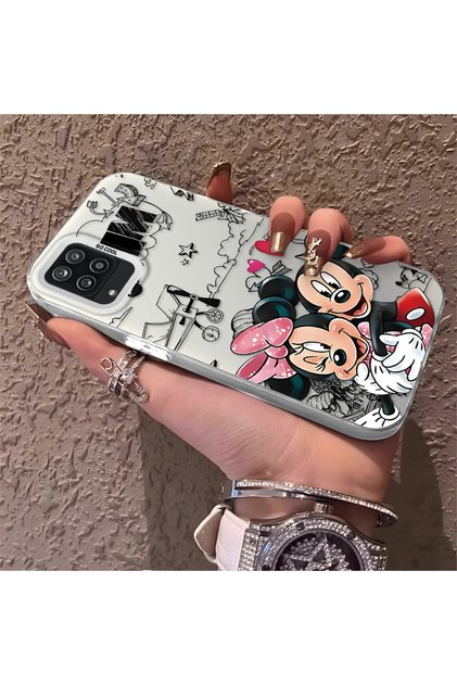 Funny Cartoon Figure Case Compatible with Samsung Galaxy A12/M12, High Quality Long Lasting Silicone Case