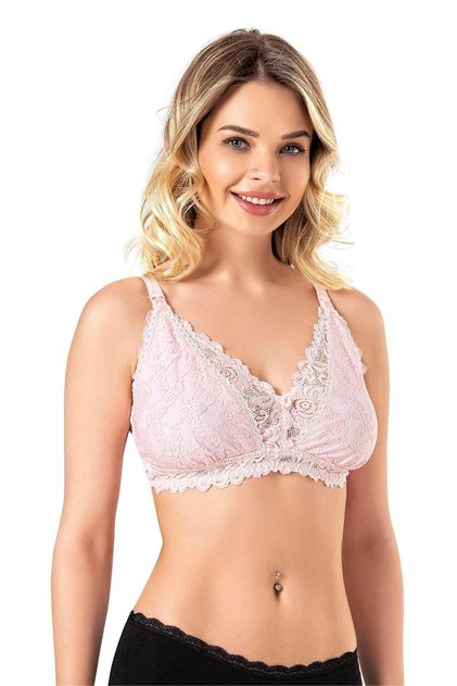 Women's Pink Lace Pack Maternity Bras