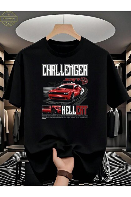 Challenger Hellcat Car Printed Tshirt