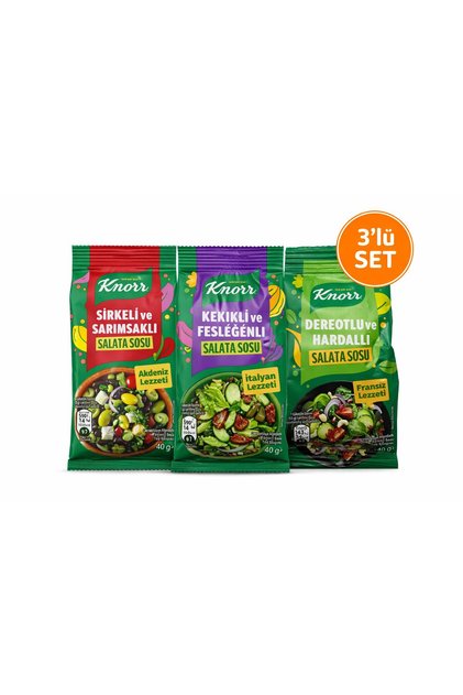 SALATA SOSU 3 LÜ SET