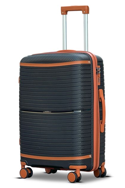 Hard Shell Unbreakable Expandable PP 24 Inch (20-25kg) Luggage, Lightweight, Secured Lock Suitcase
