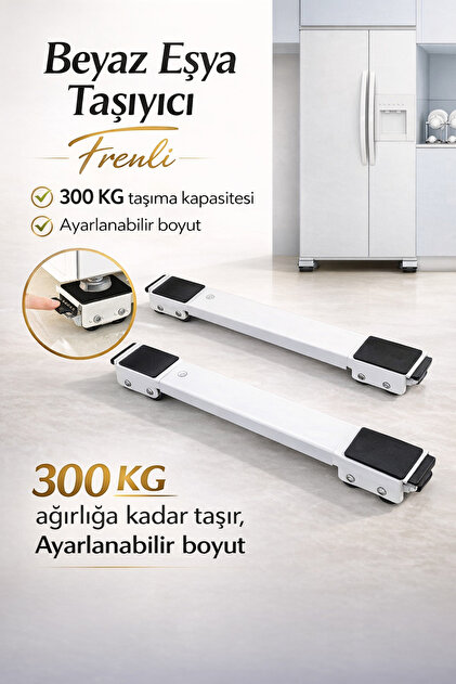 Beyaz Eşya Taşıyıcı Frenli ve Uzunluğu Ayarlanabilir