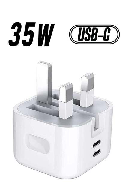 For Nothing Phone 2 / Nothing Phone 1 Charger, 35W Dual Port USB C + USB C Charger Plug, Type C PD