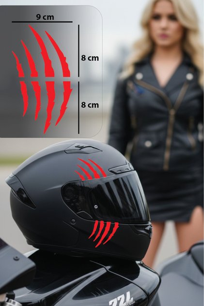 Helmet Claw Sticker Motorcycle Claw Sticker Monster Claw Sticker Tiger Lion Claw Print