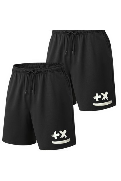 Unisex Summer Thin Printed Short Shorts