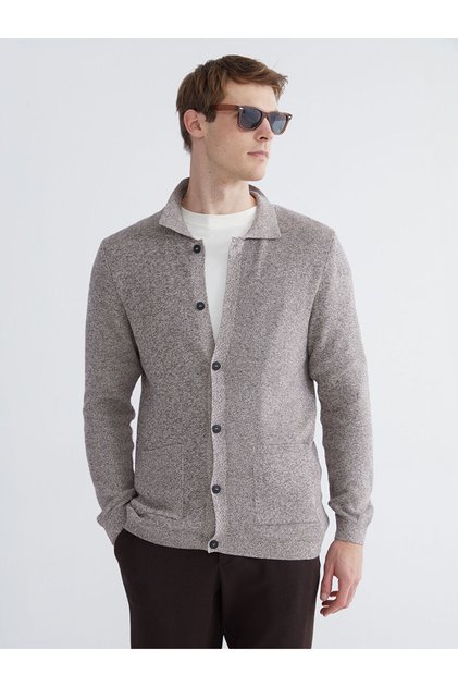 Southblue Polo Collar Men's Knitwear Cardigan