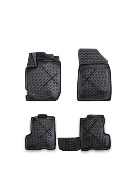 Set 4 covoare cauciuc stil tavita Dacia Duster II Ph2 2021->