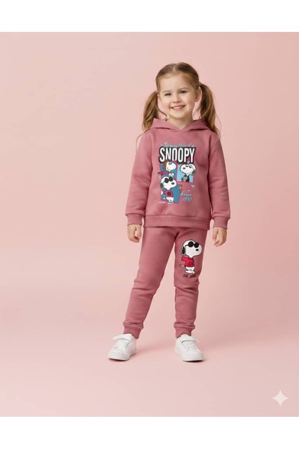 Hooded Snoopy Sweatshirt Set