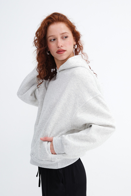 Addax Simli Kapüşonlu Sweatshirt S12916 - Fiyatı, Yorumları