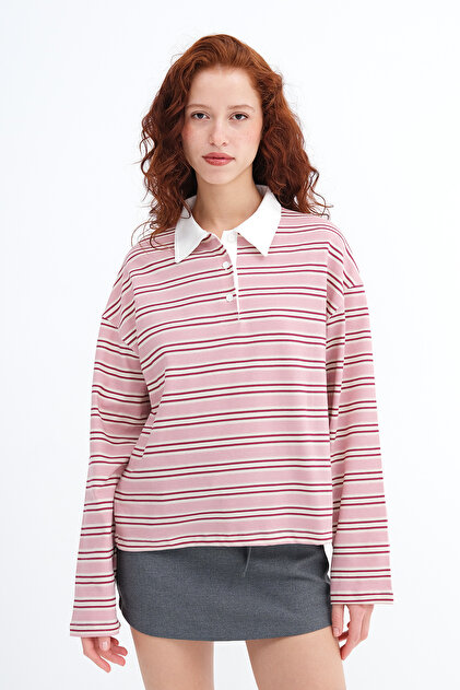 Addax Çizgili Uzun Kollu T-shirt B13140 - Fiyatı, Yorumları