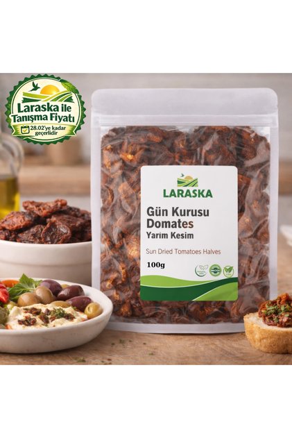 Güneşte Kurutulmuş Domates Yarım Kesim 100g Sun Dried Tomatoes Halves