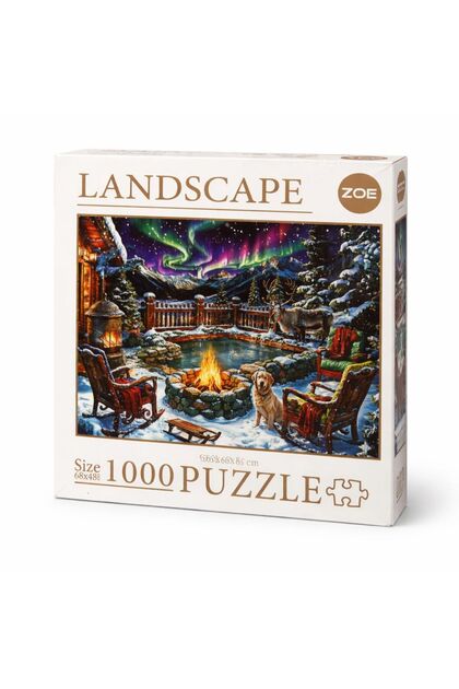 Zoe 1000 Parça Kuzey Işıkları Manzara Puzzle - Fiyatı, Yorumları