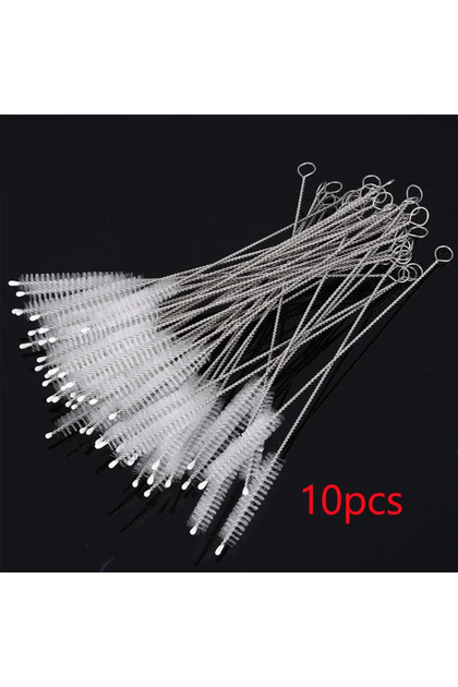 17.5cm Length 10pcs 5/10PCS Drinking Straw Cleaning Brush Kit Straw Tube Pipe Cleaner Nylon Stainles