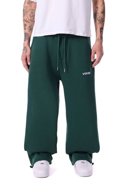 Void Baskılı Kışlık Kumaş Ayarlanabilir Paça Baggy Premium Eşofman Altı