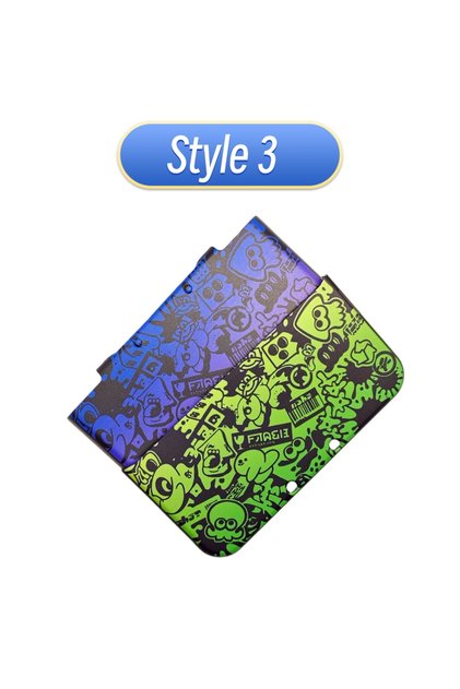Style 3 Cool Protective Case For NEW 3DSXL Hard Shell For NEW 3DSLL Split Type Full Protect Shell Sc
