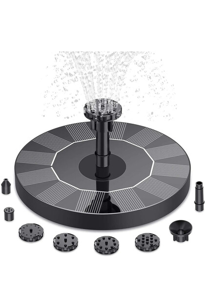 13cm 13/16/18cm Floating Solar Panel Solar Fountain Pump Bird Baths Garden Outdoor Water Pool Pond D