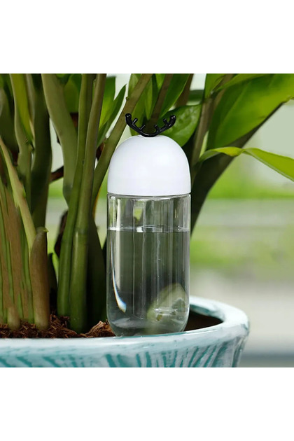 WHITE 1pc-Garden automatic watering tool, indoor drip irrigation system, potted plant watering devic