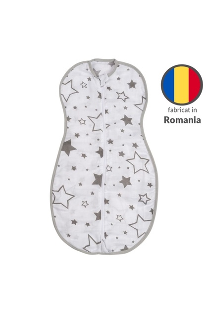 Snugpod Galaxy Grey система за преобличане с Двуспален цип от муселин, за 4-6,5 ...