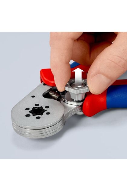 Knipex 97 55 14 Kablo Yüksük Sikma Kendiliğinden Ayarlanabilen