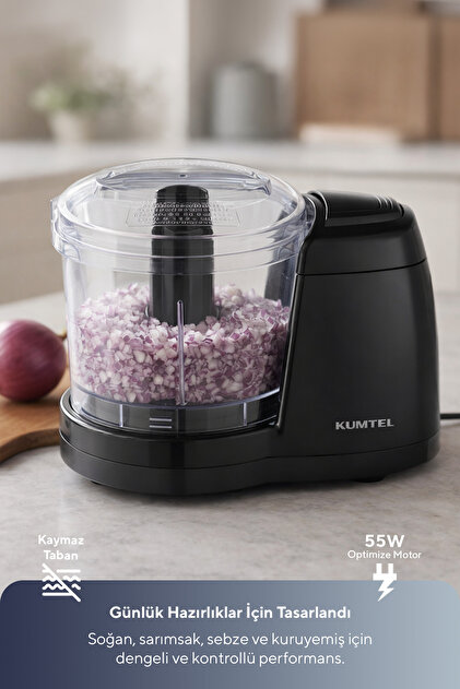 KUMTEL 3 in 1 Mini Doğrayıcı 500 ml HCH-02 - Fiyatı, Yorumları