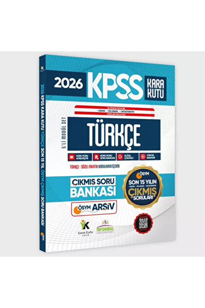 Karakutu Yayınları 2026 FULLKPSS Lisans-Önlisans-Ortaöğretim