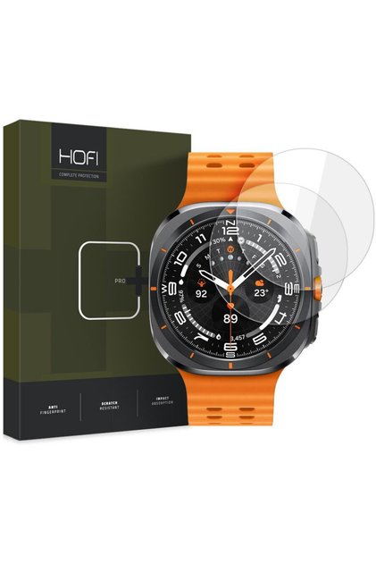 Folie Protectie Glass PRO+ pentru Samsung Galaxy Watch Ultra, Set 2 bucati, Sticla Securizata