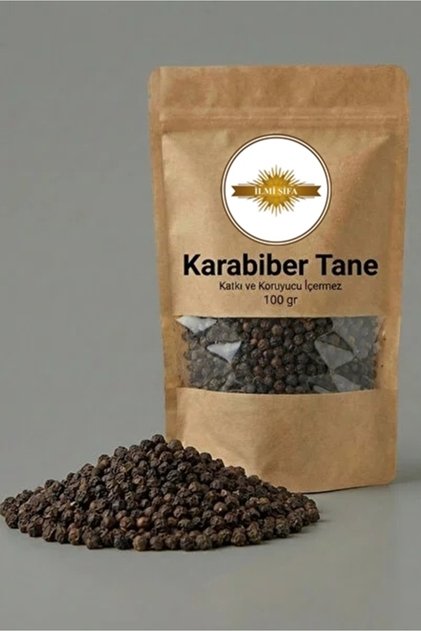 Karabiber Tane (Black Peppercorn) Kampot Doğal (İri Taneli, Elenmiş) Tane Karabiber 100 gr