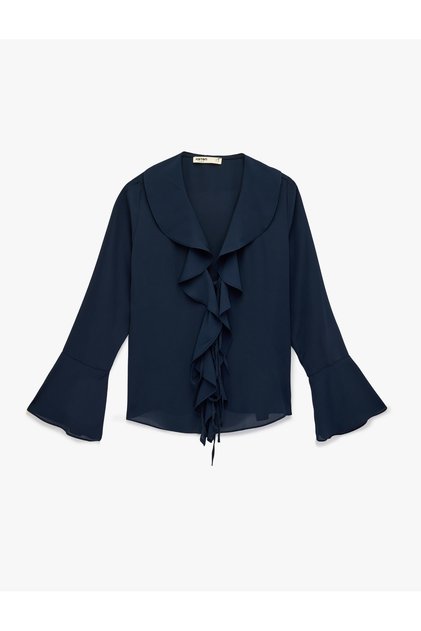Women'S Marine Chiffon Blouse