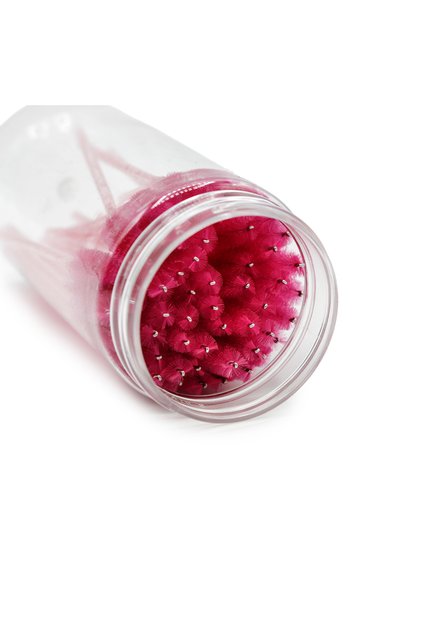 Set de 50 periuțe pentru extensii de gene, fucsia