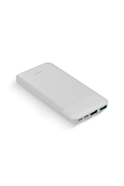 PBS150 Taşınabilir 10.000mAh 2 USB 1 PD Çıkışlı 10W Powerbank Beyaz
